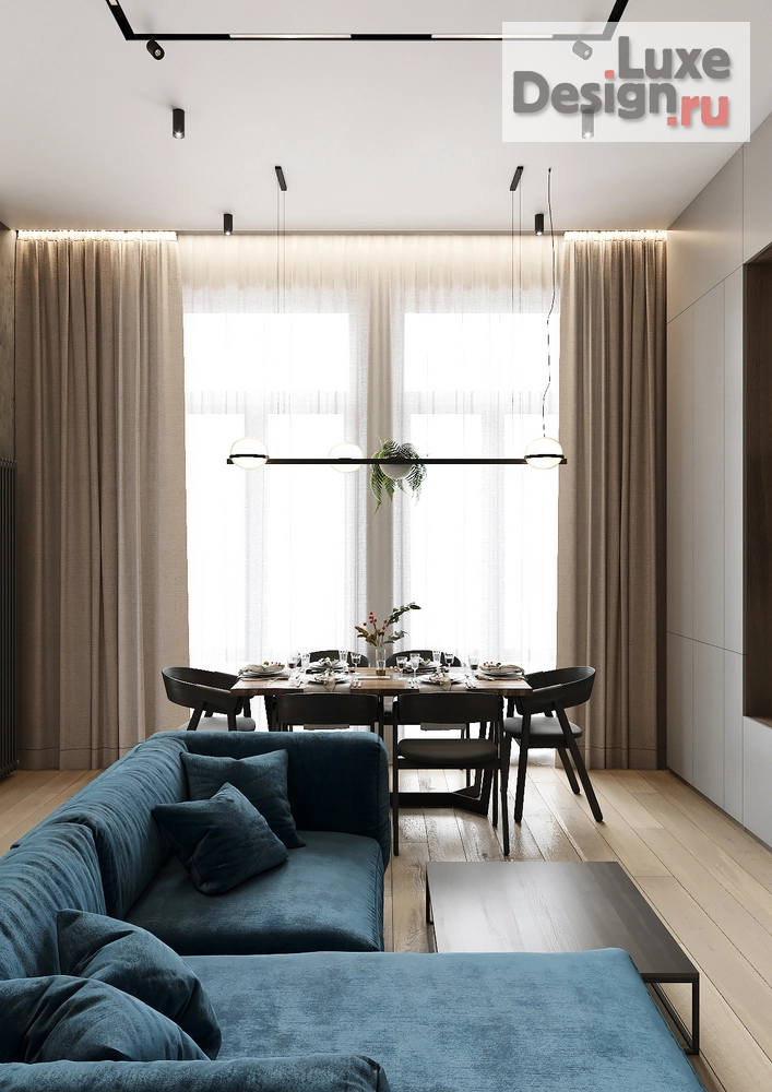 Дизайн интерьера четырехкомнатной квартиры "ЖК Опалиха 03" (фото 9)