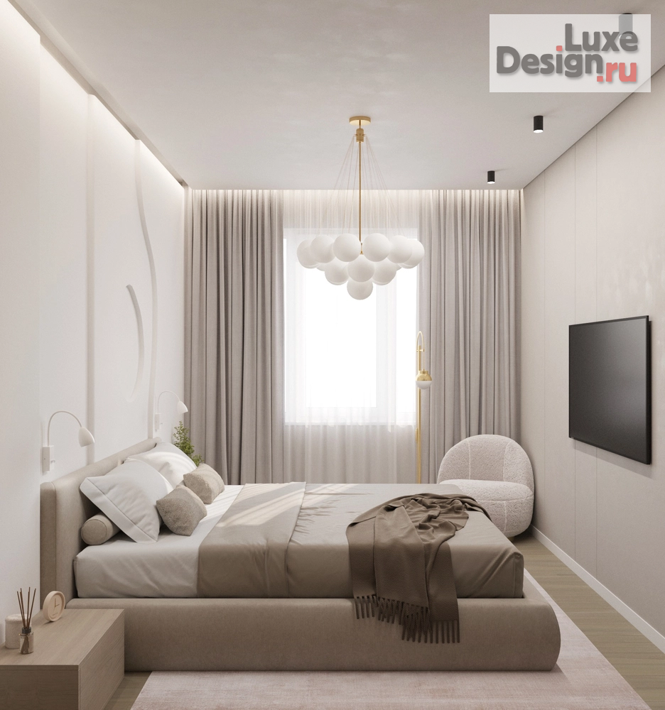 Дизайн интерьера трехкомнатной квартиры "ЖК Символ" (фото 11)