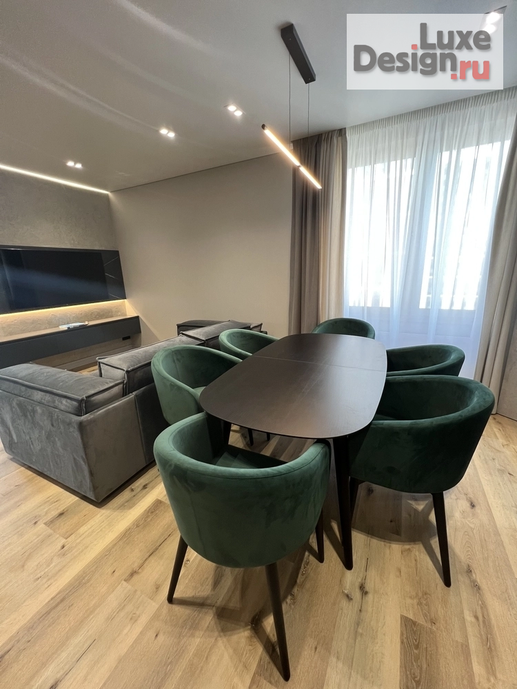 Дизайн интерьера трехкомнатной квартиры "ЖК Талисман " (фото 1)