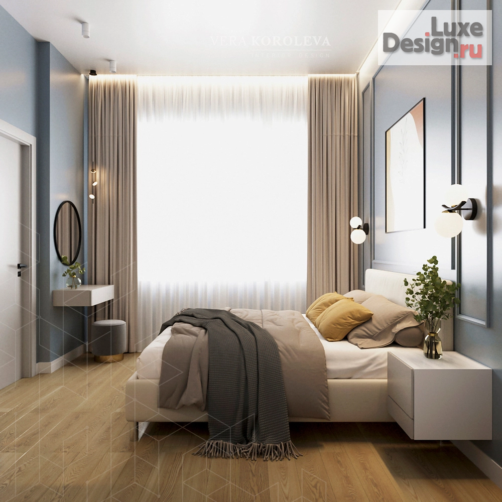 Дизайн интерьера однокомнатной квартиры "ЖК "Испанские кварталы"" (фото 6) от дизайнера Вера Королева Дизайн интерьера однокомнатной квартиры "ЖК "Испанские кварталы"" (фото 6)