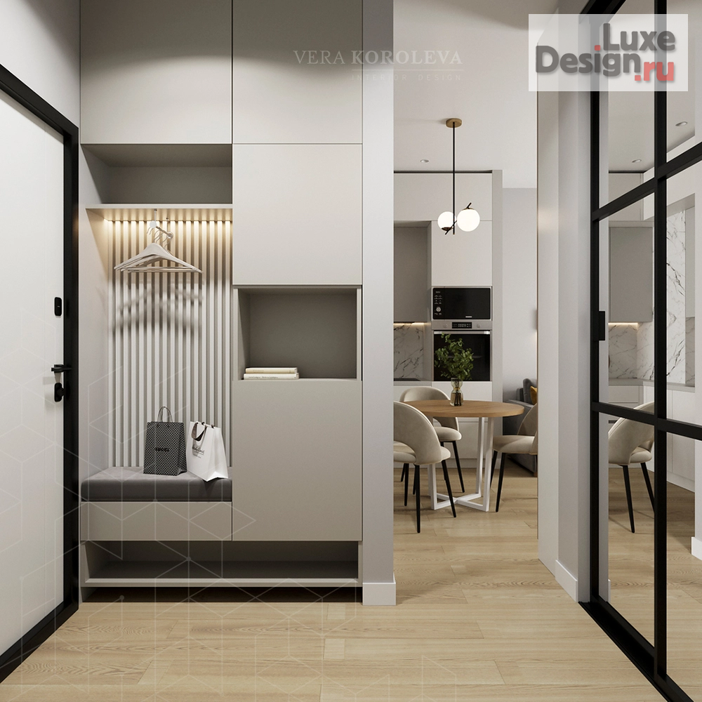 Дизайн интерьера однокомнатной квартиры "ЖК "Испанские кварталы"" (фото 9) от дизайнера Вера Королева Дизайн интерьера однокомнатной квартиры "ЖК "Испанские кварталы"" (фото 9)