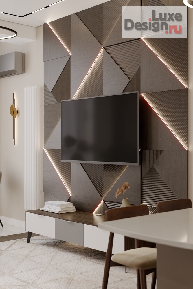 Дизайн интерьера двухкомнатной квартиры "ЖК Прокшино" (фото 5)