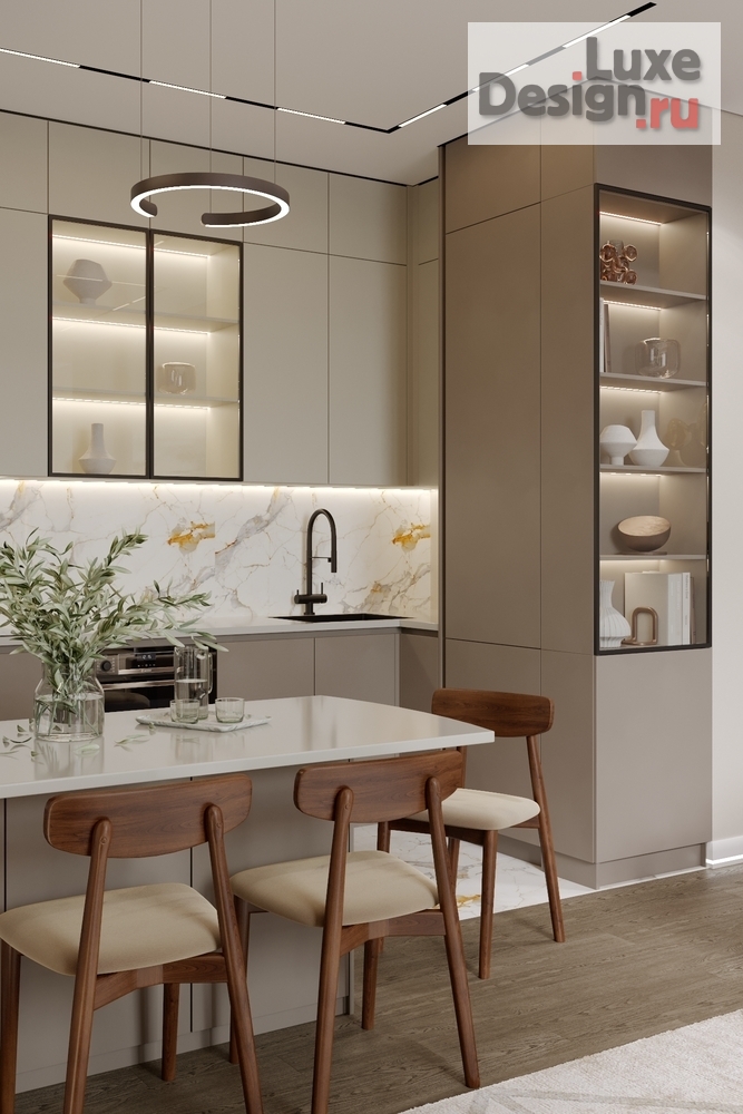 Дизайн интерьера двухкомнатной квартиры "ЖК Прокшино" (фото 9)