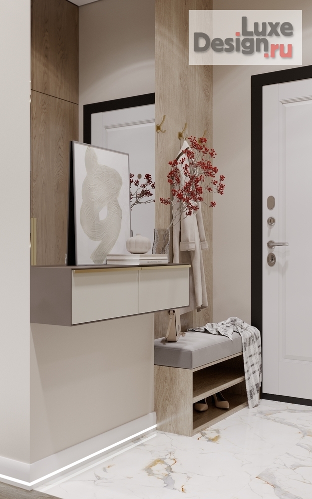 Дизайн интерьера двухкомнатной квартиры "ЖК Прокшино" (фото 10)