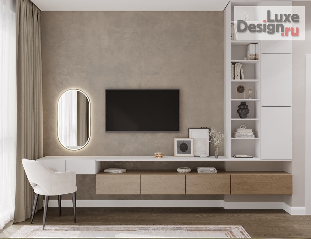 Дизайн интерьера двухкомнатной квартиры "ЖК Прокшино" (фото 17)