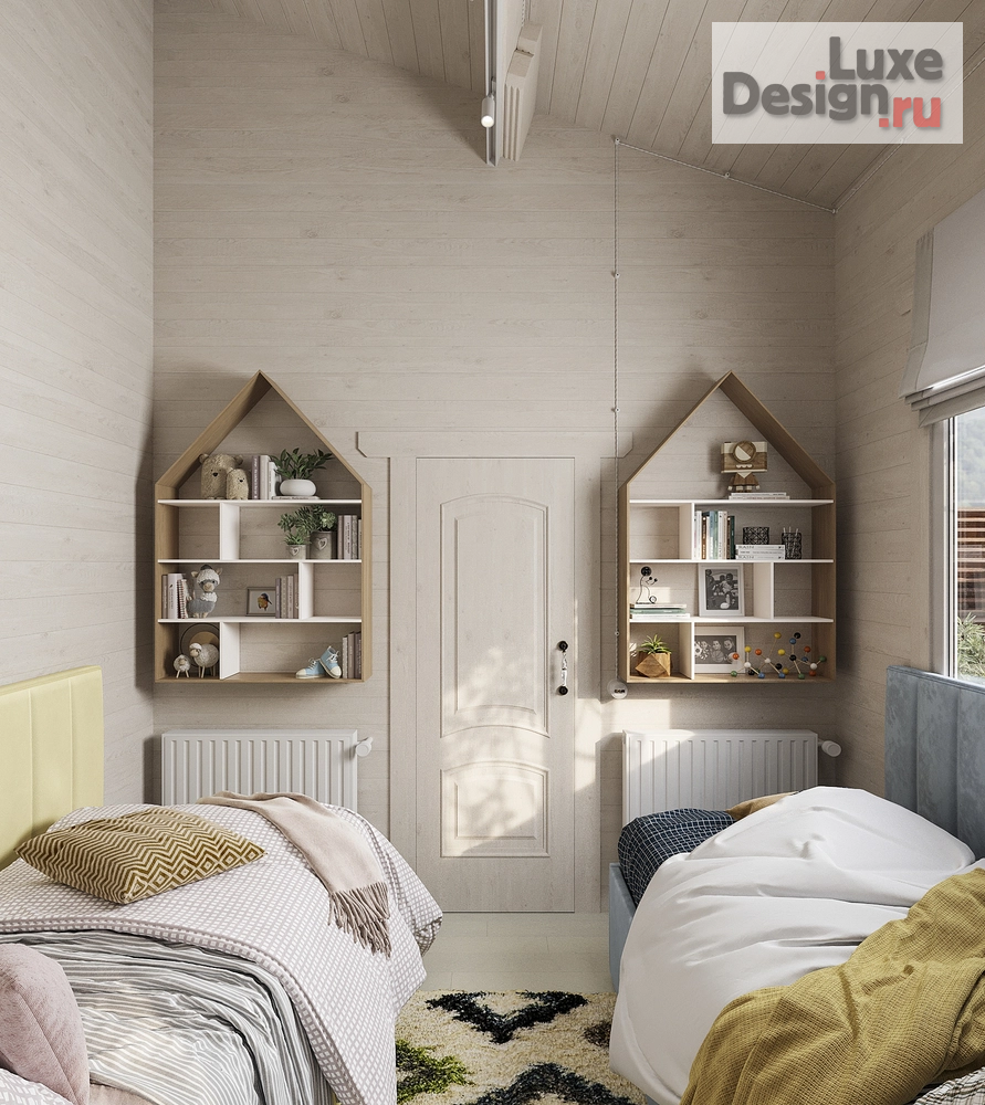 Дизайн интерьера загородного дома "Загородный дом для большой семьи" (фото 13) от дизайнера Пронникова Виктория Юрьевна Дизайн интерьера загородного дома "Загородный дом для большой семьи" (фото 13)