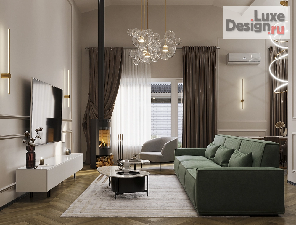 Дизайн интерьера частного дома "Дизайн-проект для загородного дома в г.Сергиев-Посад" (фото 1) от дизайнера Пронникова Виктория Юрьевна Дизайн интерьера частного дома "Дизайн-проект для загородного дома в г.Сергиев-Посад" (фото 1)