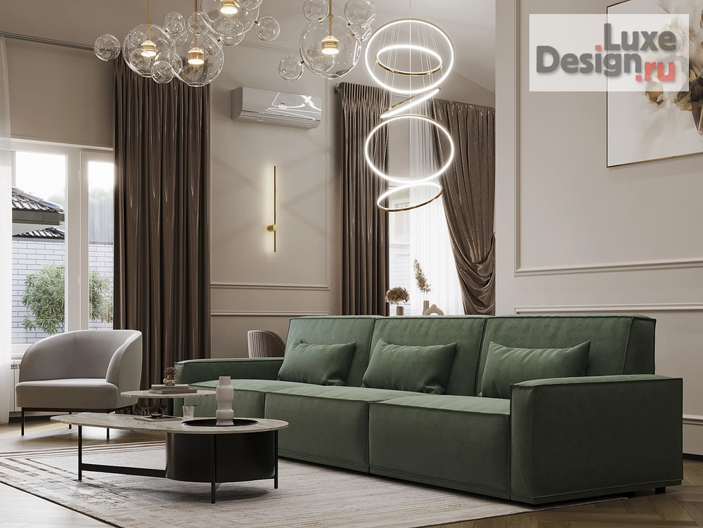 Дизайн интерьера частного дома "Дизайн-проект для загородного дома в г.Сергиев-Посад" (фото 2) от дизайнера Пронникова Виктория Юрьевна Дизайн интерьера частного дома "Дизайн-проект для загородного дома в г.Сергиев-Посад" (фото 2)