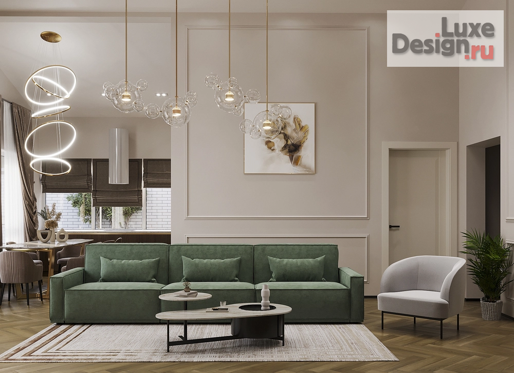 Дизайн интерьера частного дома "Дизайн-проект для загородного дома в г.Сергиев-Посад" (фото 4) от дизайнера Пронникова Виктория Юрьевна Дизайн интерьера частного дома "Дизайн-проект для загородного дома в г.Сергиев-Посад" (фото 4)