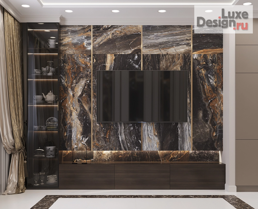 Дизайн интерьера трехкомнатной квартиры "Интерьер для яркой жизни ЖК "Rafinad"" (фото 9)