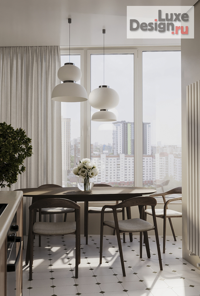 Дизайн интерьера трехкомнатной квартиры "ЖК Город у реки" (фото 14)