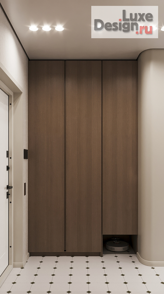 Дизайн интерьера трехкомнатной квартиры "ЖК Город у реки" (фото 11)