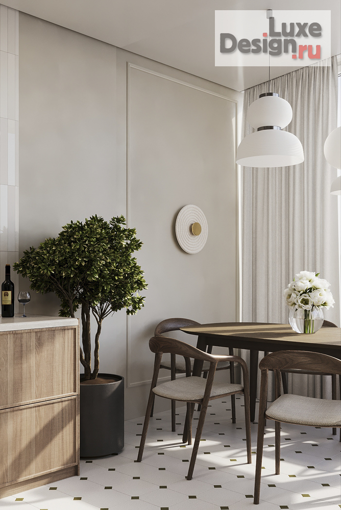 Дизайн интерьера трехкомнатной квартиры "ЖК Город у реки" (фото 17)