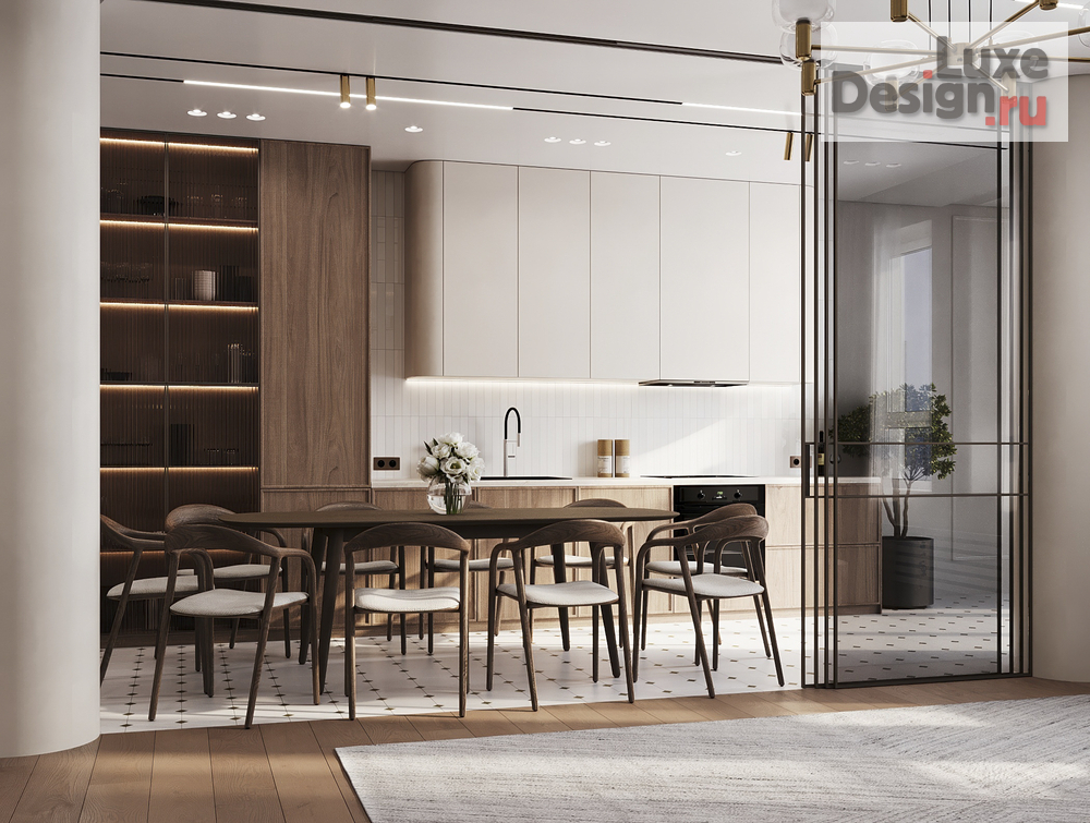 Дизайн интерьера трехкомнатной квартиры "ЖК Город у реки" (фото 3)