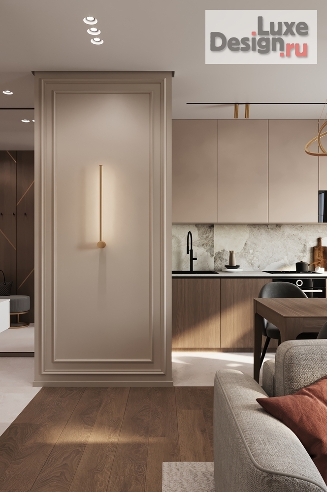 Дизайн интерьера двухкомнатной квартиры "ЖК Бригантина" (фото 10)