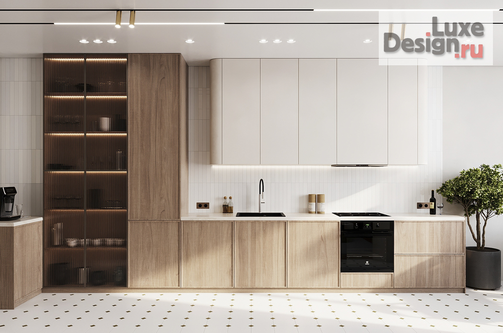 Дизайн интерьера трехкомнатной квартиры "ЖК Город у реки" (фото 6)