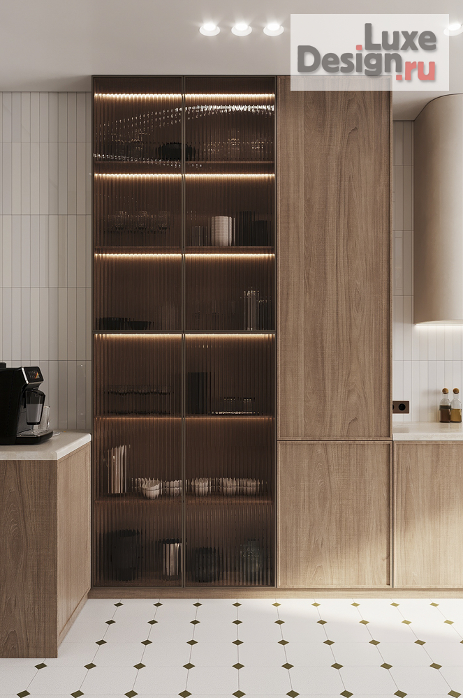 Дизайн интерьера трехкомнатной квартиры "ЖК Город у реки" (фото 7)