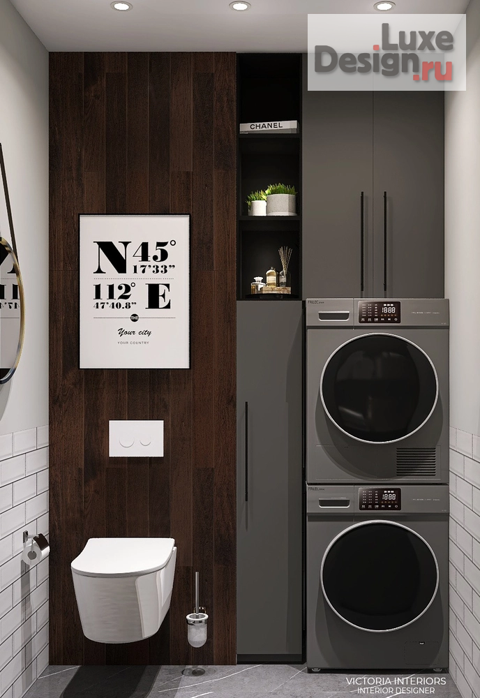 Дизайн интерьера двухкомнатной квартиры "Проект двухкомнатной квартиры ЖК "Хорошевский"" (фото 17)