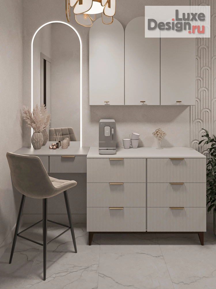 Дизайн интерьера салона красоты "Интерьер клиники косметологии Secret Renew" (фото 6)