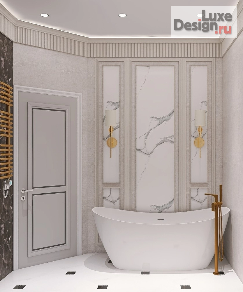 Дизайн интерьера трехкомнатной квартиры "Проект "Сталинка"" (фото 11)