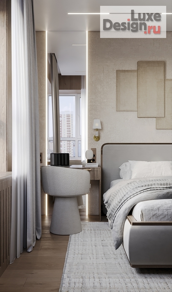 Дизайн интерьера трехкомнатной квартиры "ЖК Город у реки" (фото 18)