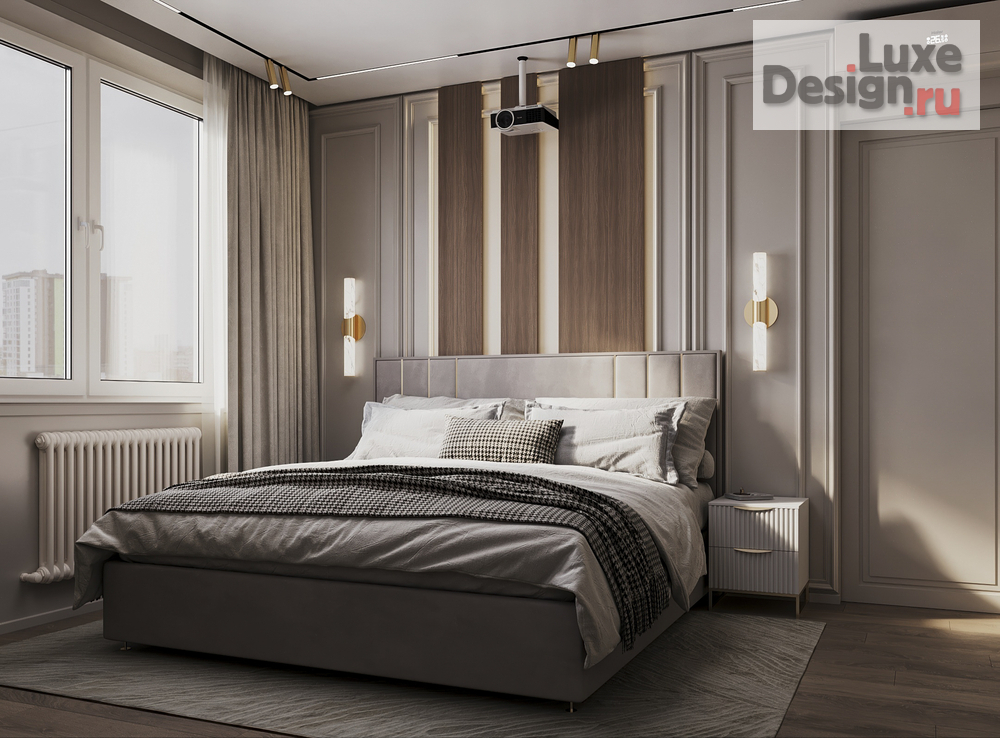 Дизайн интерьера двухкомнатной квартиры "ЖК Бригантина" (фото 1)