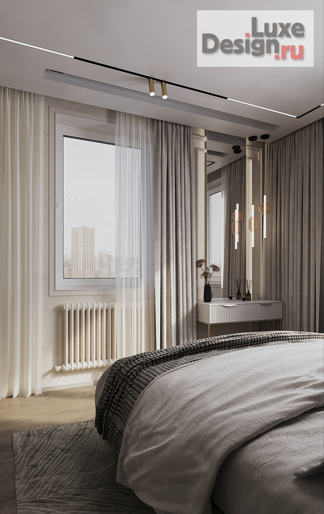 Дизайн интерьера двухкомнатной квартиры "ЖК Бригантина" (фото 4)