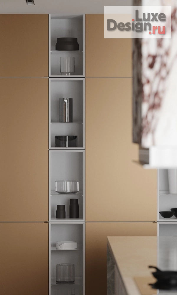 Дизайн интерьера апартаментов "Пленительный белый" (фото 6)