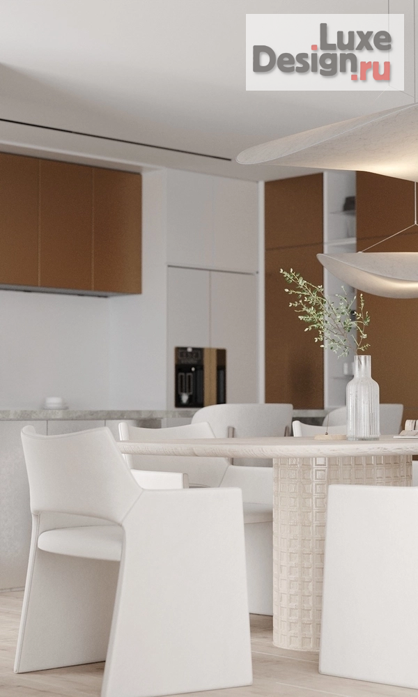 Дизайн интерьера апартаментов "Пленительный белый" (фото 7)