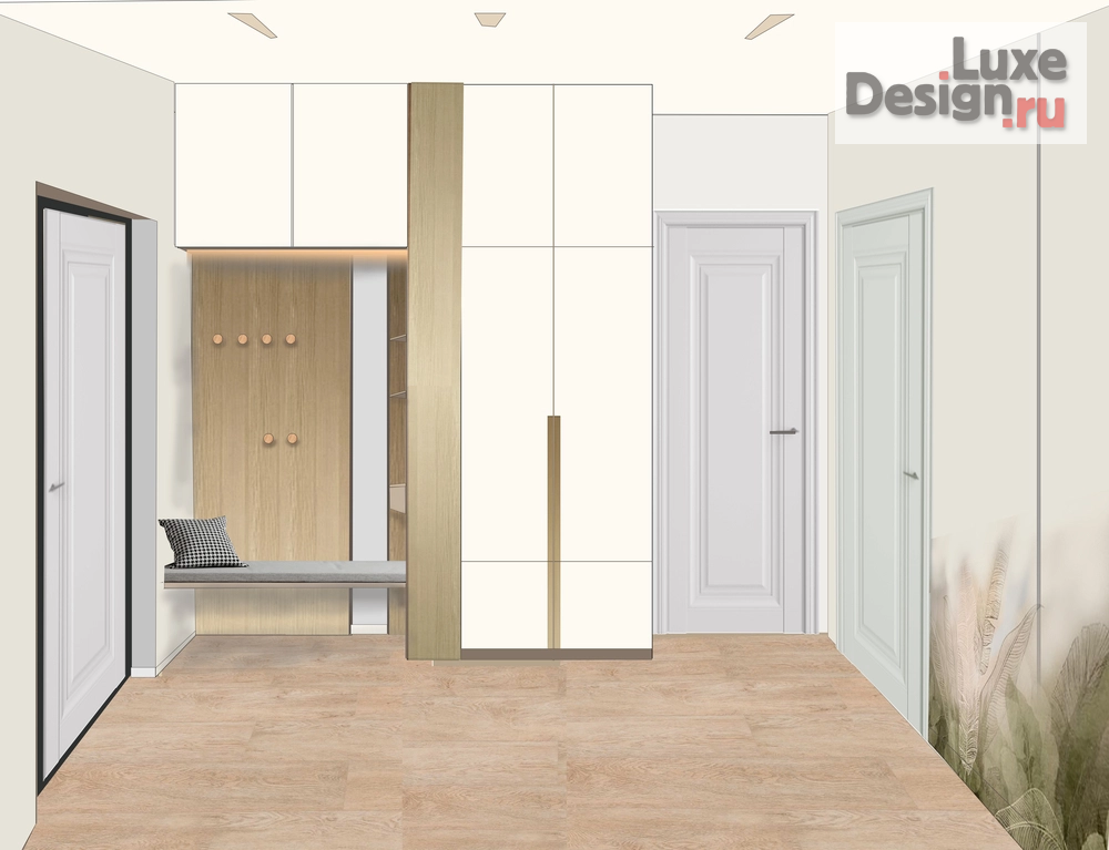 Дизайн интерьера двухкомнатной квартиры "Дизайн-проект " (фото 4)