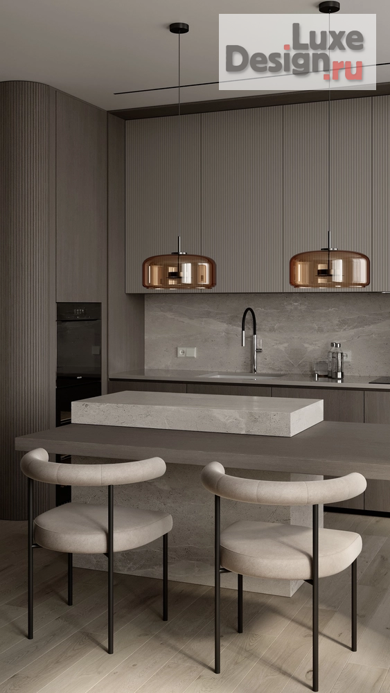 Дизайн интерьера гостиной "Кухня-гостиная для молодой семьи в Пушкино" (фото 4)