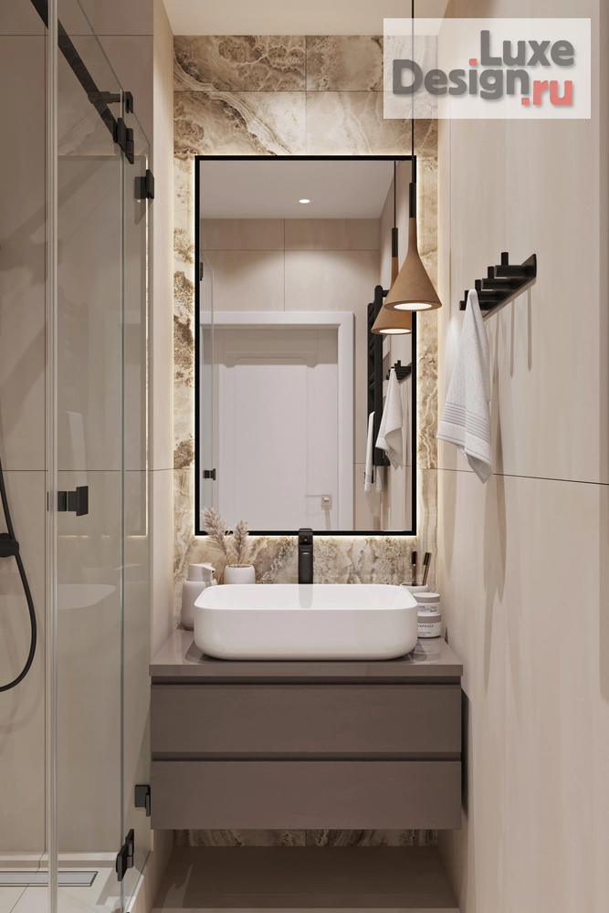 Дизайн интерьера трехкомнатной квартиры "ЖК D1" (фото 16)