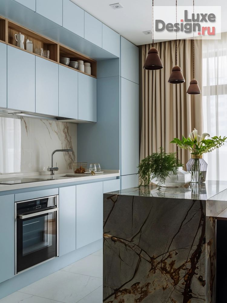 Дизайн интерьера четырехкомнатной квартиры "ЖК Донской Олимп" (фото 4)