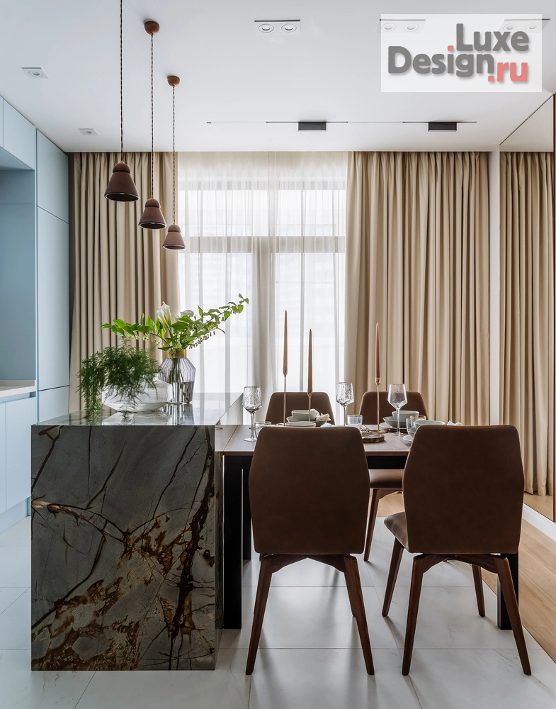 Дизайн интерьера четырехкомнатной квартиры "ЖК Донской Олимп" (фото 5)