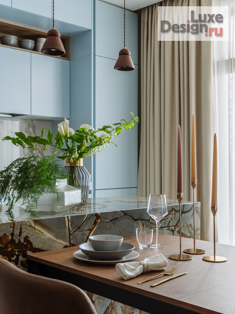 Дизайн интерьера четырехкомнатной квартиры "ЖК Донской Олимп" (фото 14)