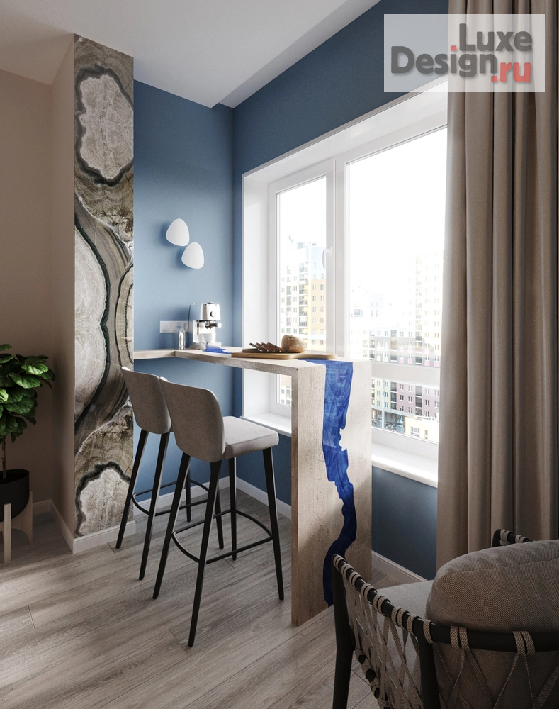 Дизайн интерьера трехкомнатной квартиры "ЖК Черняховского 19" (фото 4)