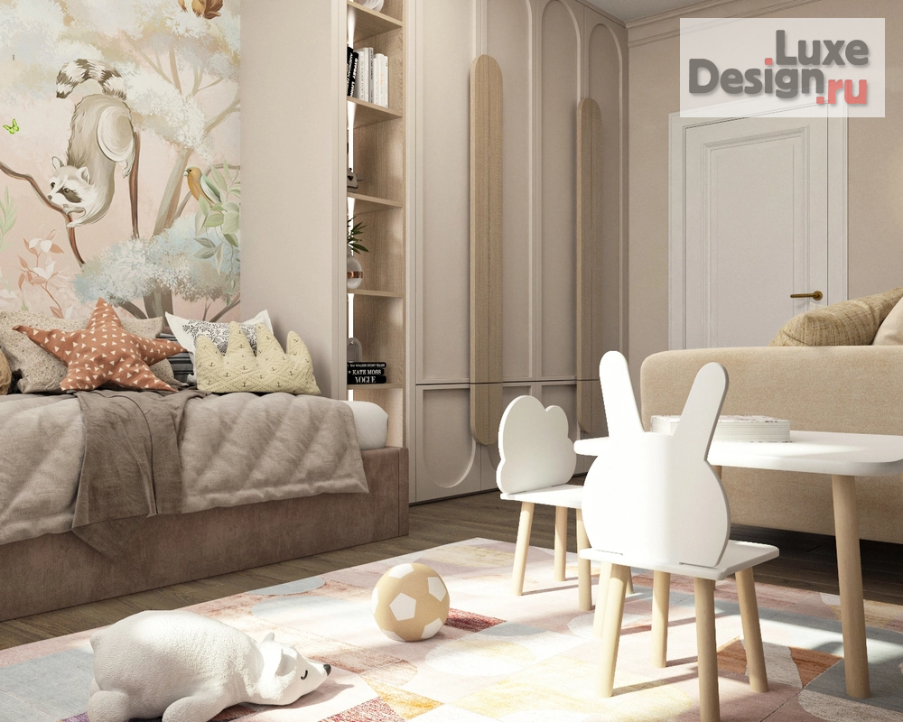 Дизайн интерьера трехкомнатной квартиры "Квартира в Москве" (фото 4)