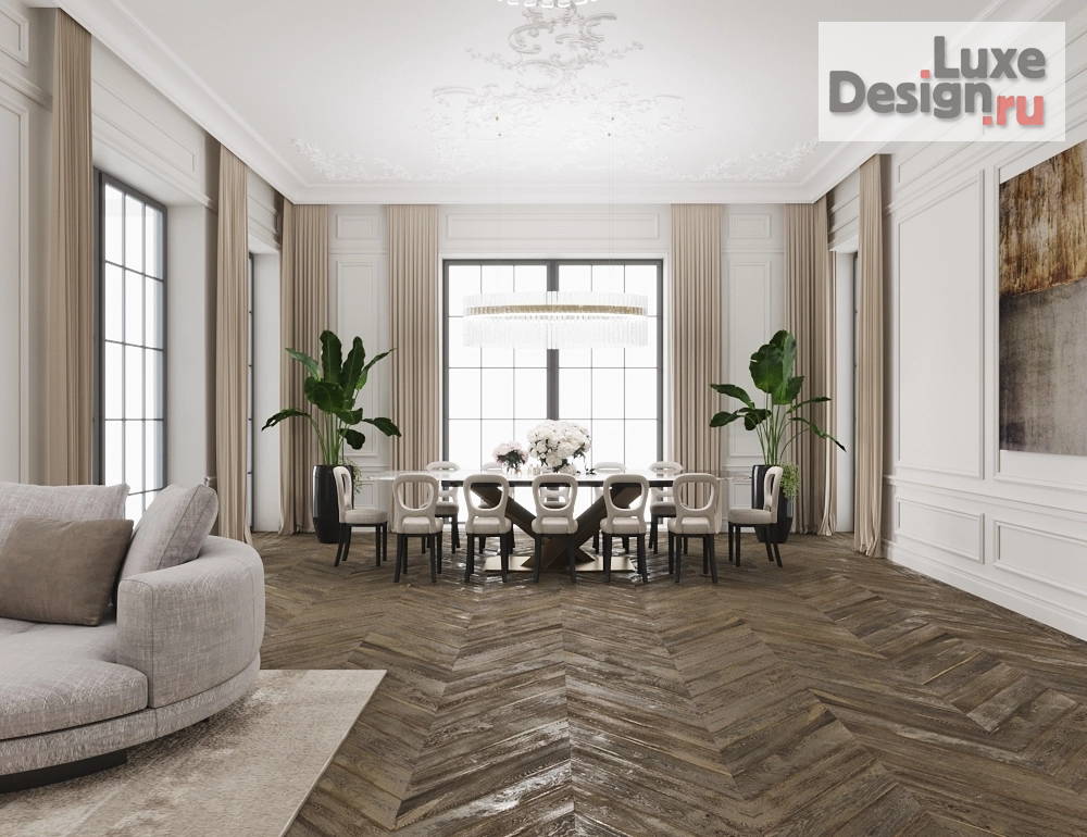 Дизайн интерьера загородного дома "дом" (фото 2)