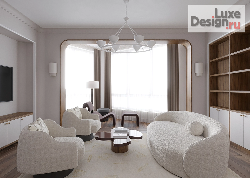 Дизайн интерьера четырехкомнатной квартиры "Квартира" (фото 3)