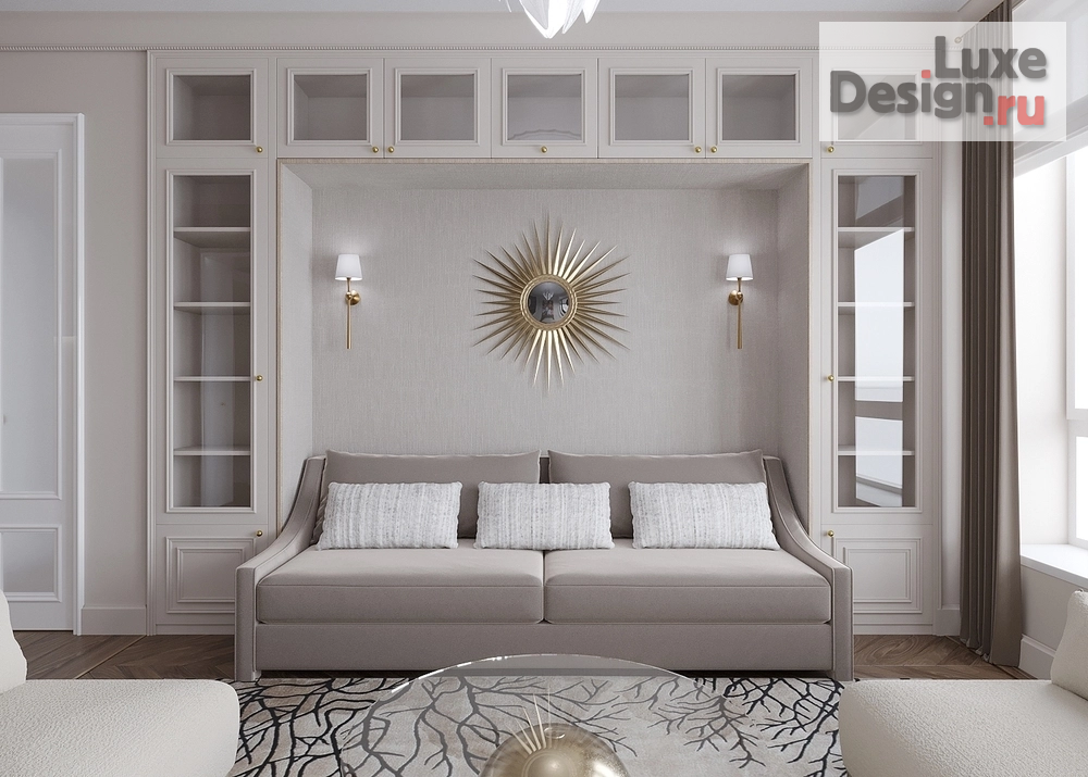 Дизайн интерьера трехкомнатной квартиры "Квартира" (фото 3)