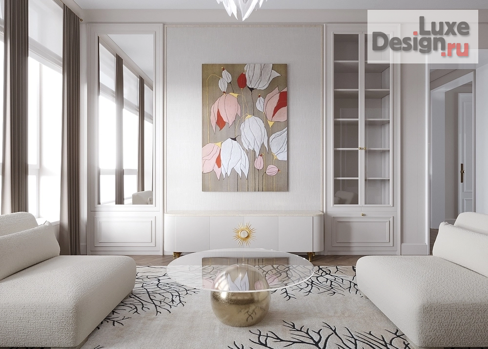 Дизайн интерьера трехкомнатной квартиры "Квартира" (фото 4)