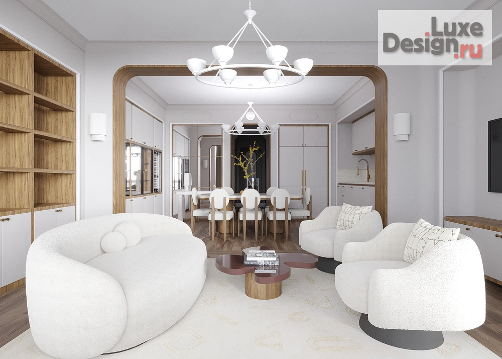 Дизайн интерьера четырехкомнатной квартиры "Квартира" (фото 5)