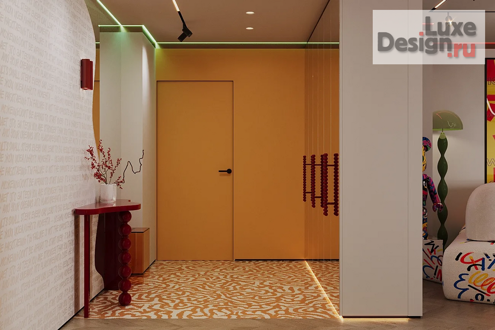 Дизайн интерьера квартиры студии "Квартира в Нью-Йорке" (фото 1)