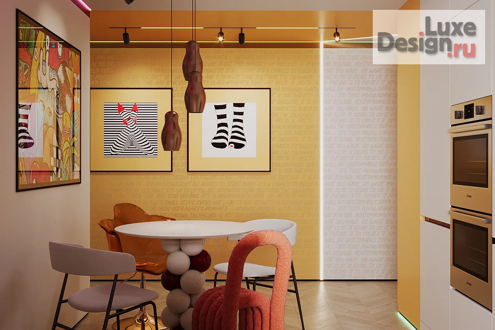 Дизайн интерьера квартиры студии "Квартира в Нью-Йорке" (фото 11)