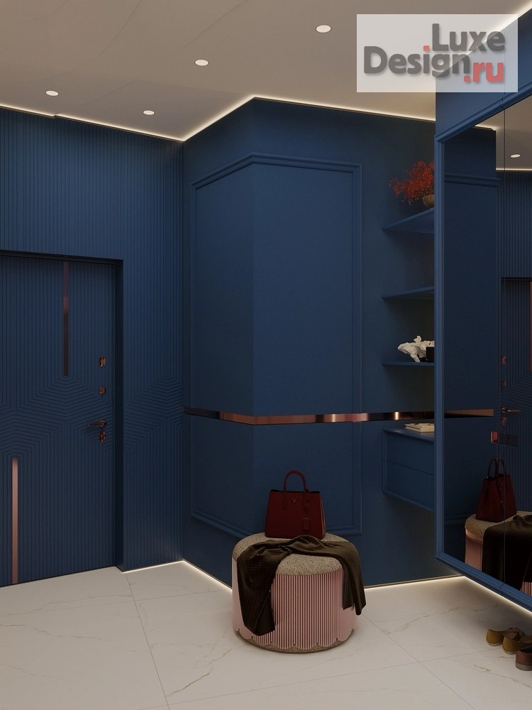 Дизайн интерьера гостиной "Морская акватория" (фото 8)