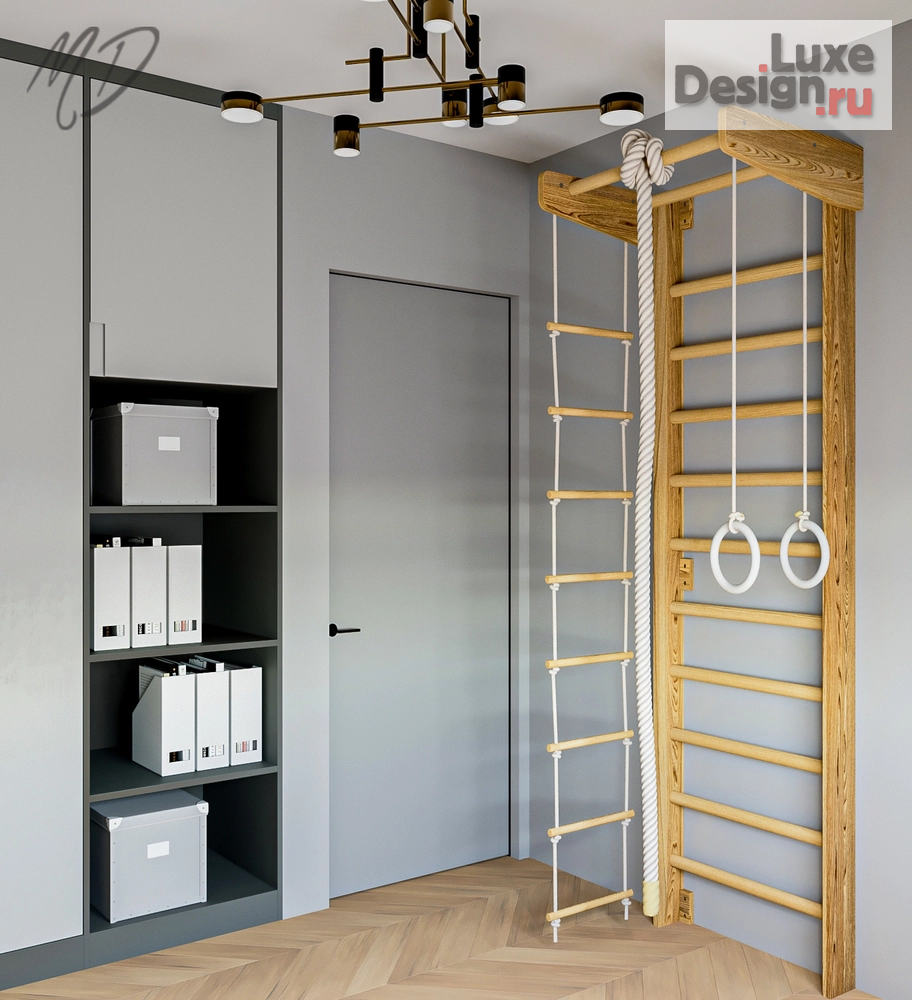 Дизайн интерьера трехкомнатной квартиры "Дымчатое настроение" (фото 9)