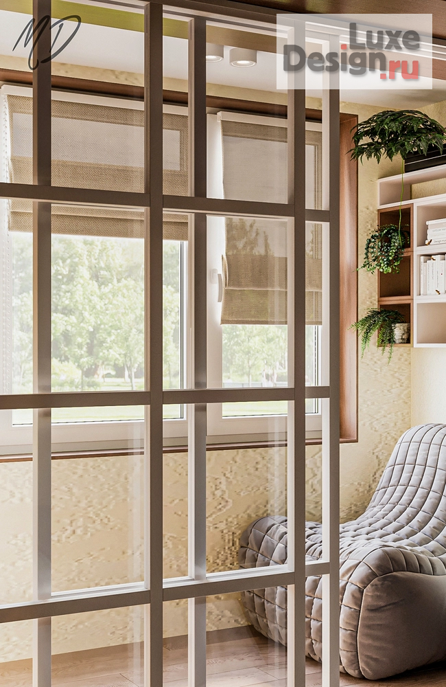 Дизайн интерьера трехкомнатной квартиры "Спальня родителей " (фото 7)