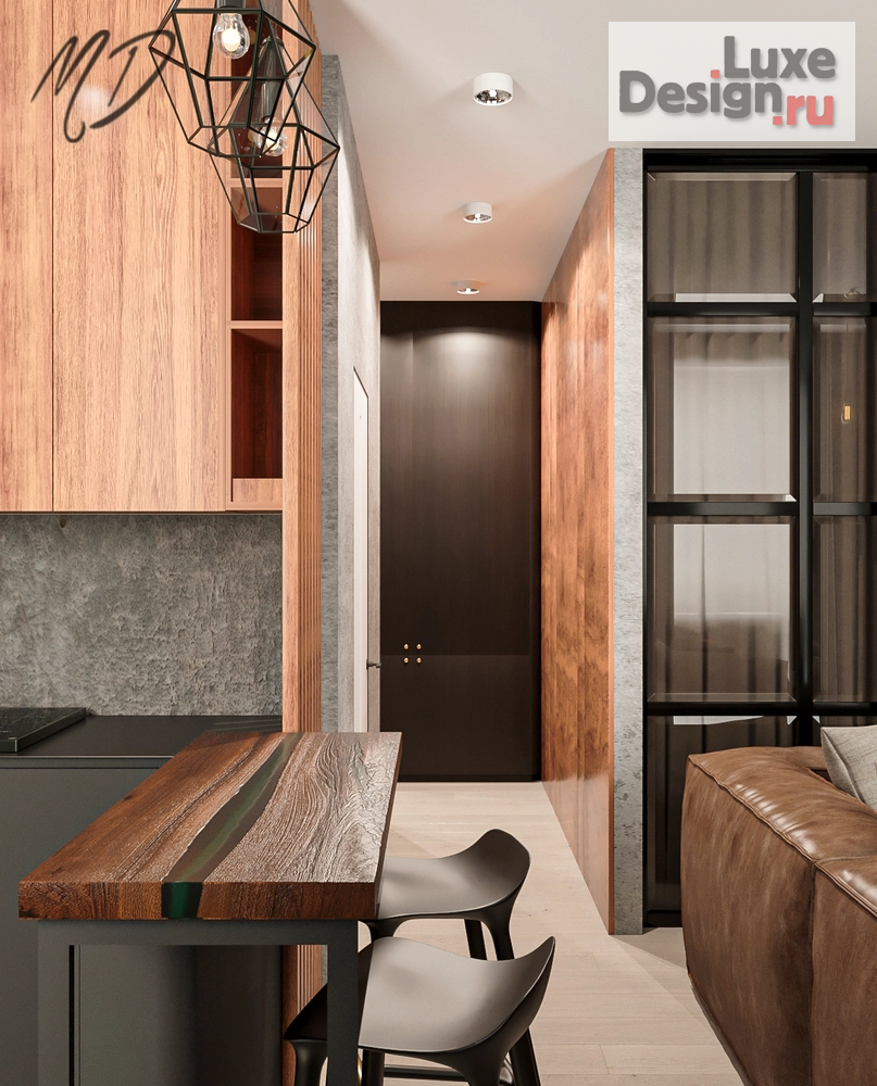 Дизайн интерьера квартиры студии "Студия " (фото 8)