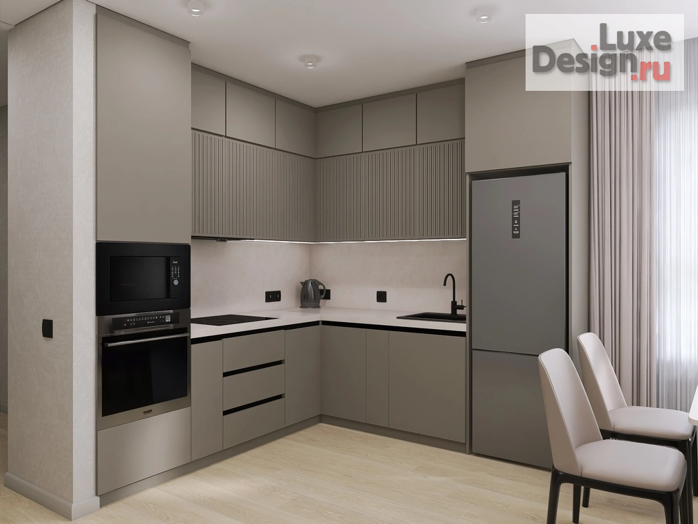 Дизайн интерьера кухни "Кухня-гостиная" (фото 2)