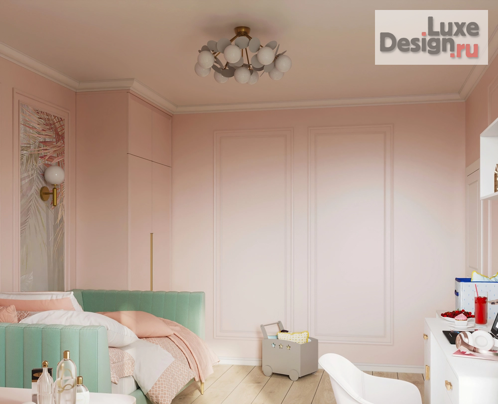 Дизайн интерьера детской "Спальня для малышки " (фото 4)